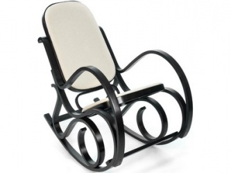 Кресло-качалка «венге/бежевая ткань»